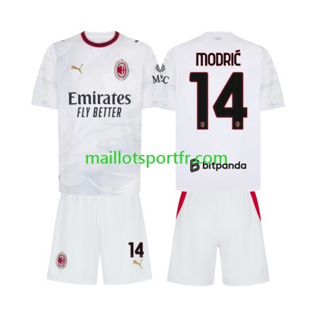 Maillot de Foot AC Milan Luka Modrić 14 Enfant Exterieur 2026/27